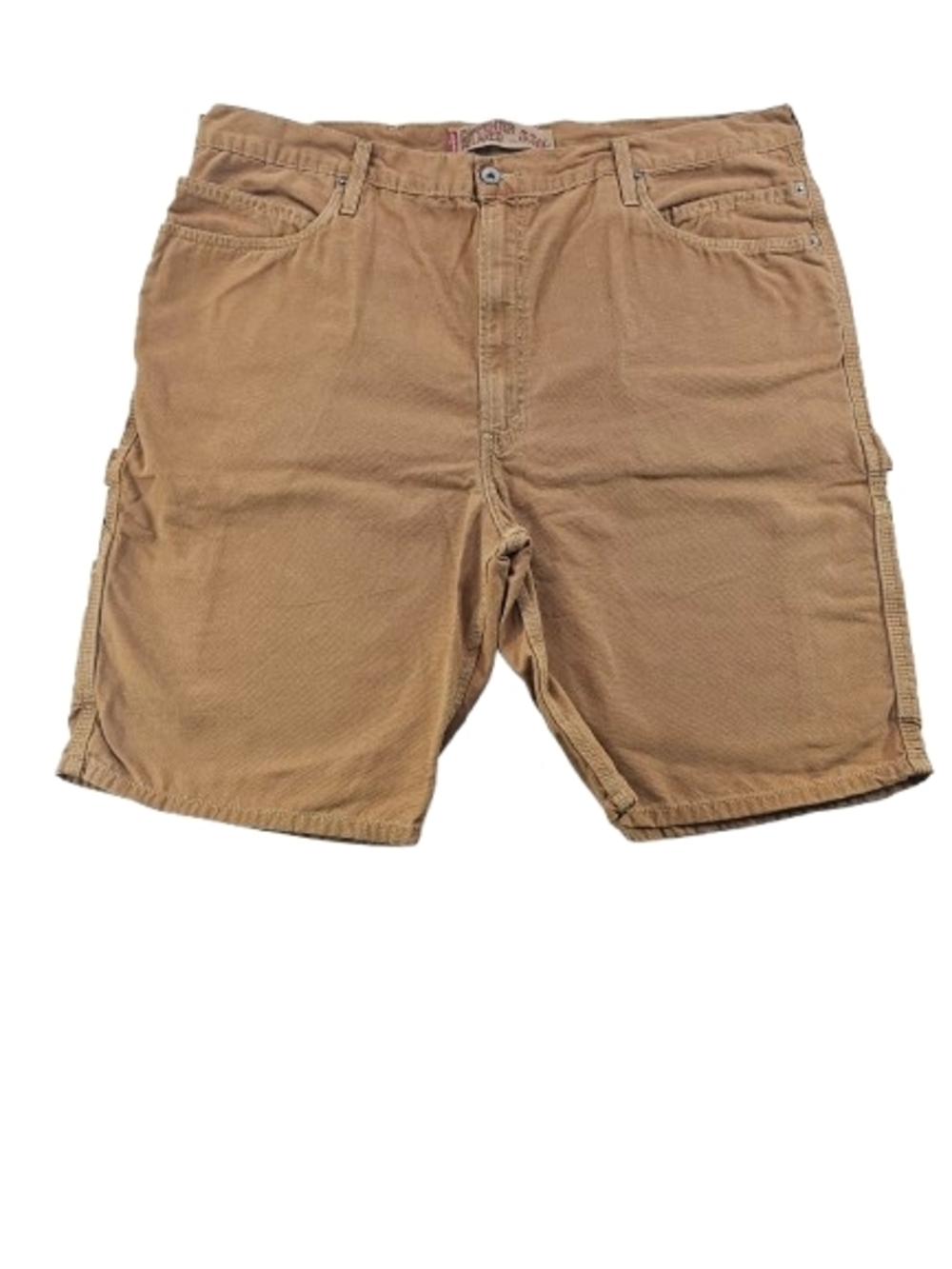 Vintage Levis 550 Relaxed Carpenter Fit Shorts Men's 42 Tan Brown Utility Loop